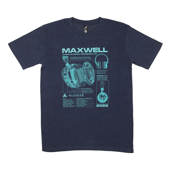 Audeze Maxwell T-Shirt - Navy Online now